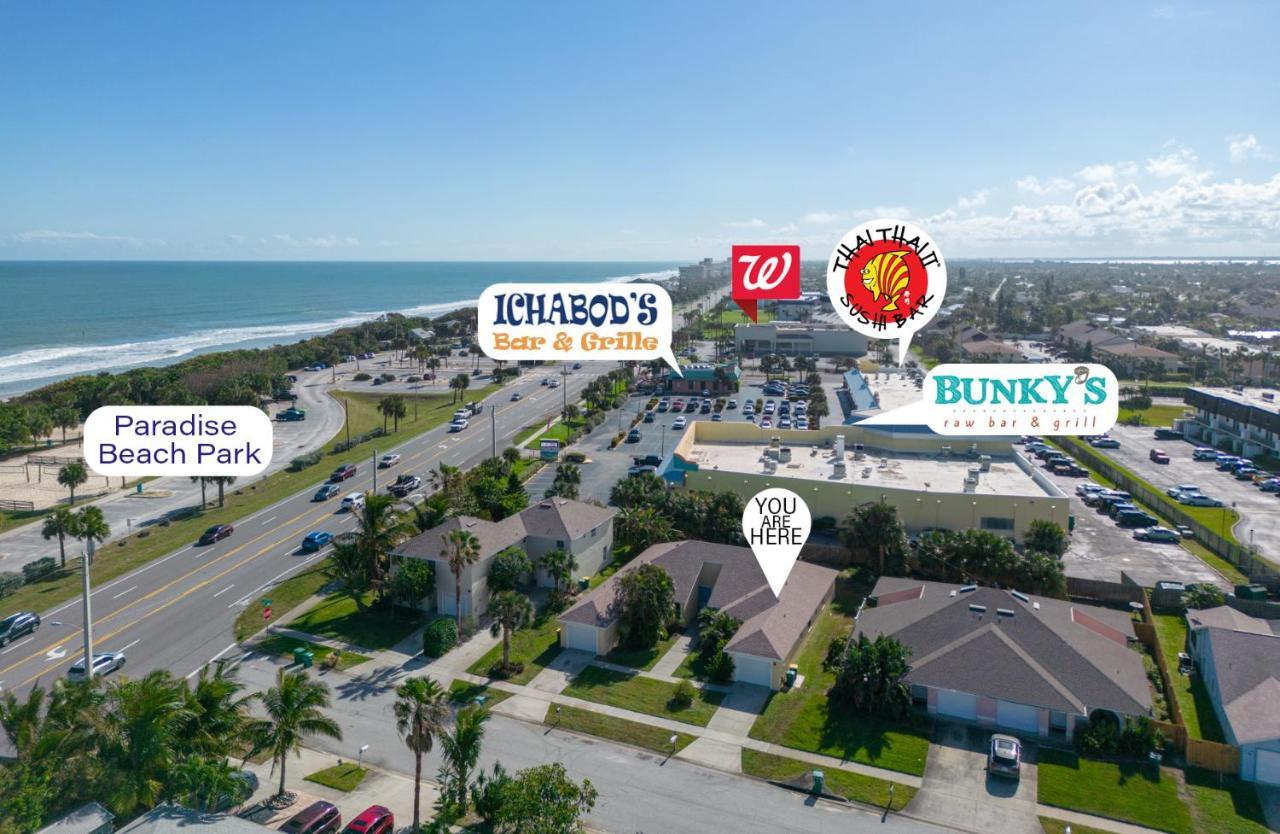 Sunset Serenity - 3Br Beach Townhome With Outdoor Patio - New Hot Tub, Steps To Ocean Fun! Melbourne Luaran gambar